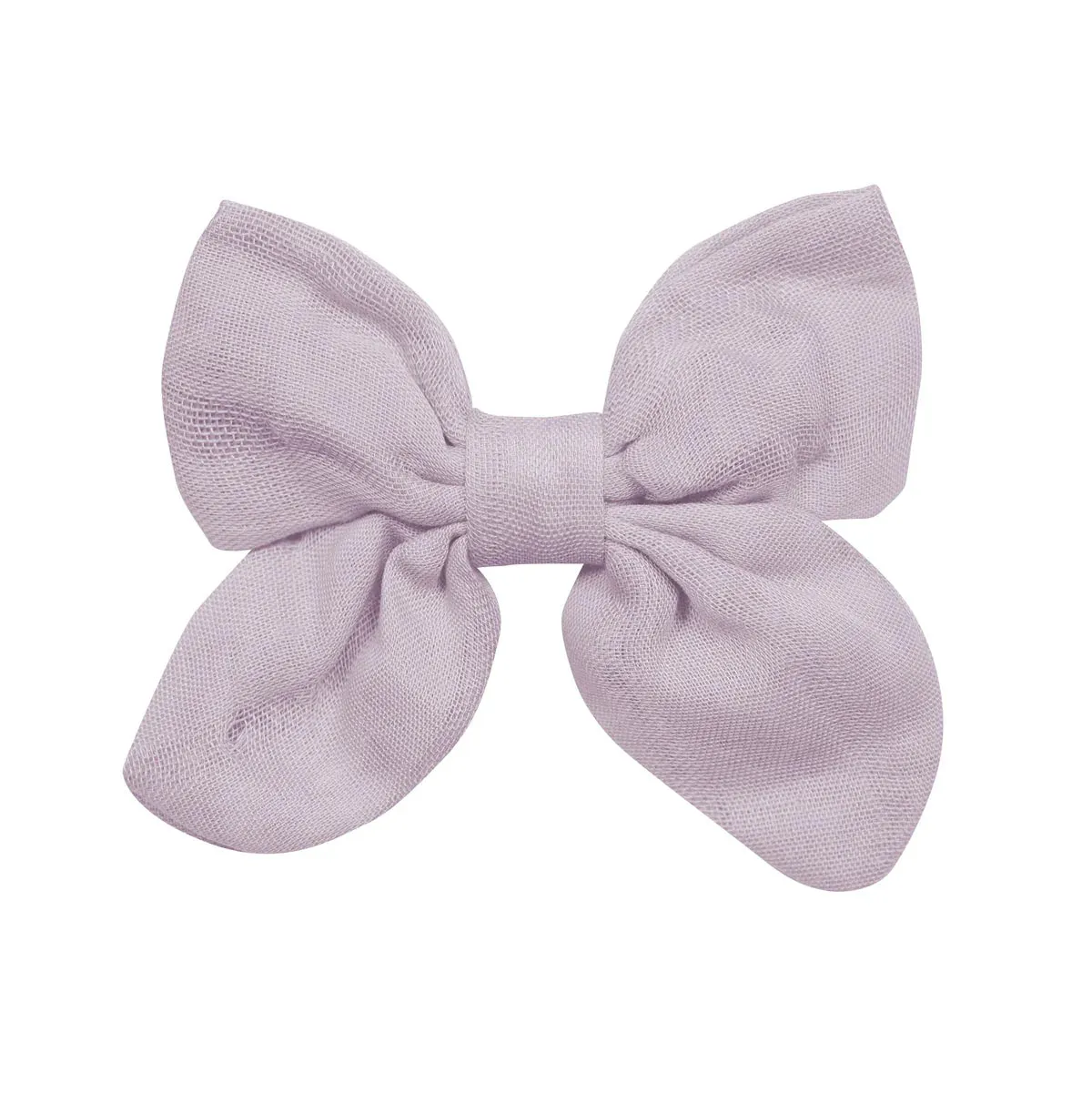 Kyte Baby Bamboo Muslin Alligator Clip Bow - Wisteria