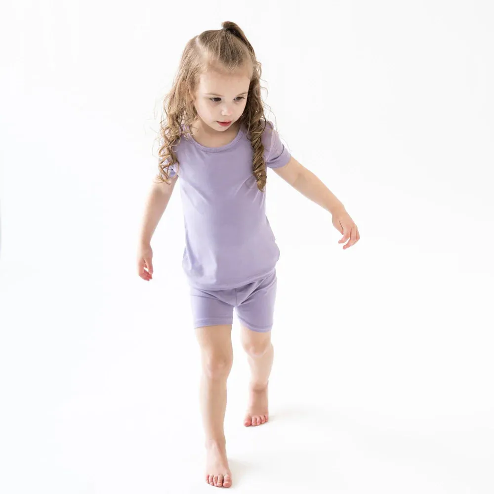 Kyte Baby Short Sleeve Toddler Pajama Set - Taro