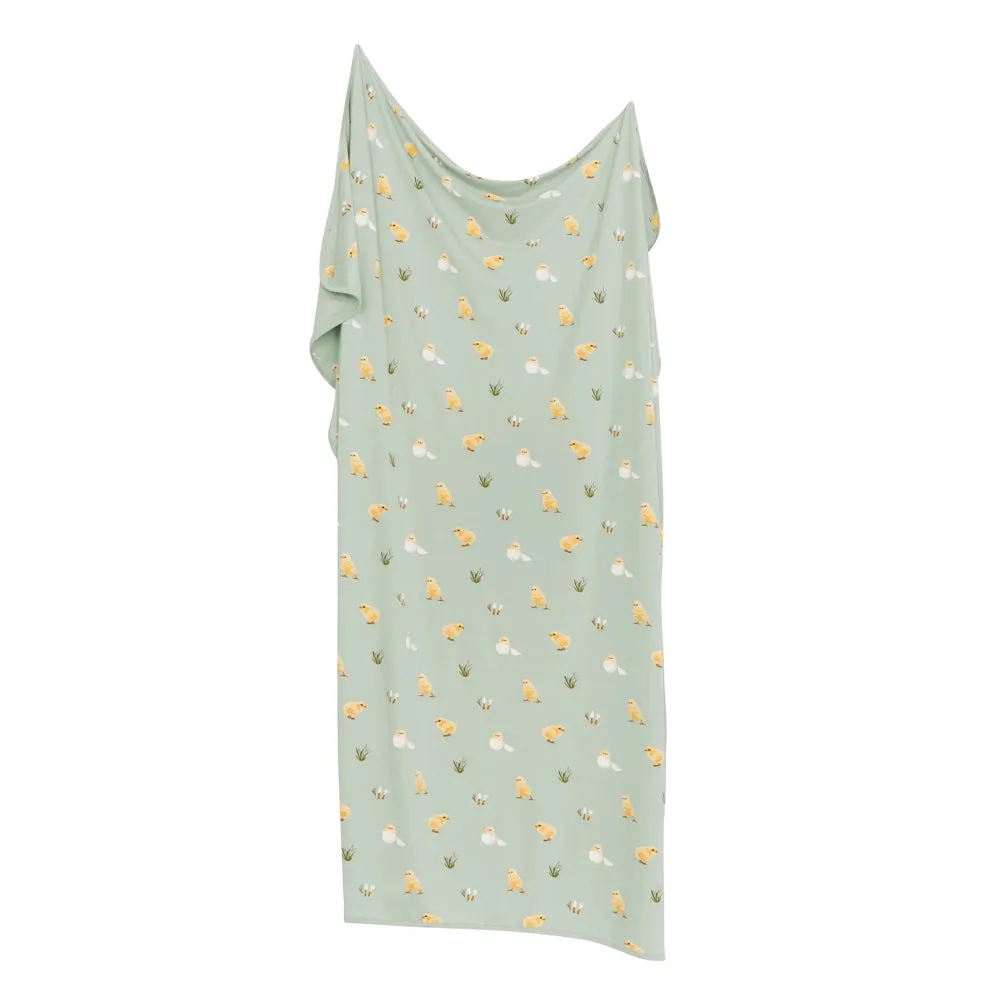 Kyte Baby Swaddle in Aloe Chick