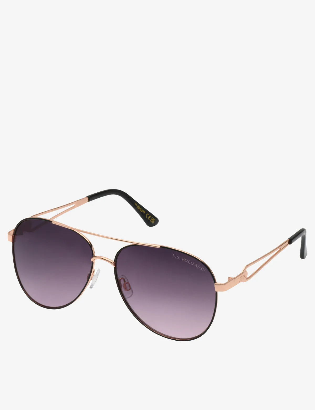 LADIES CLASSIC METAL RIM AVIATOR SUNGLASSES