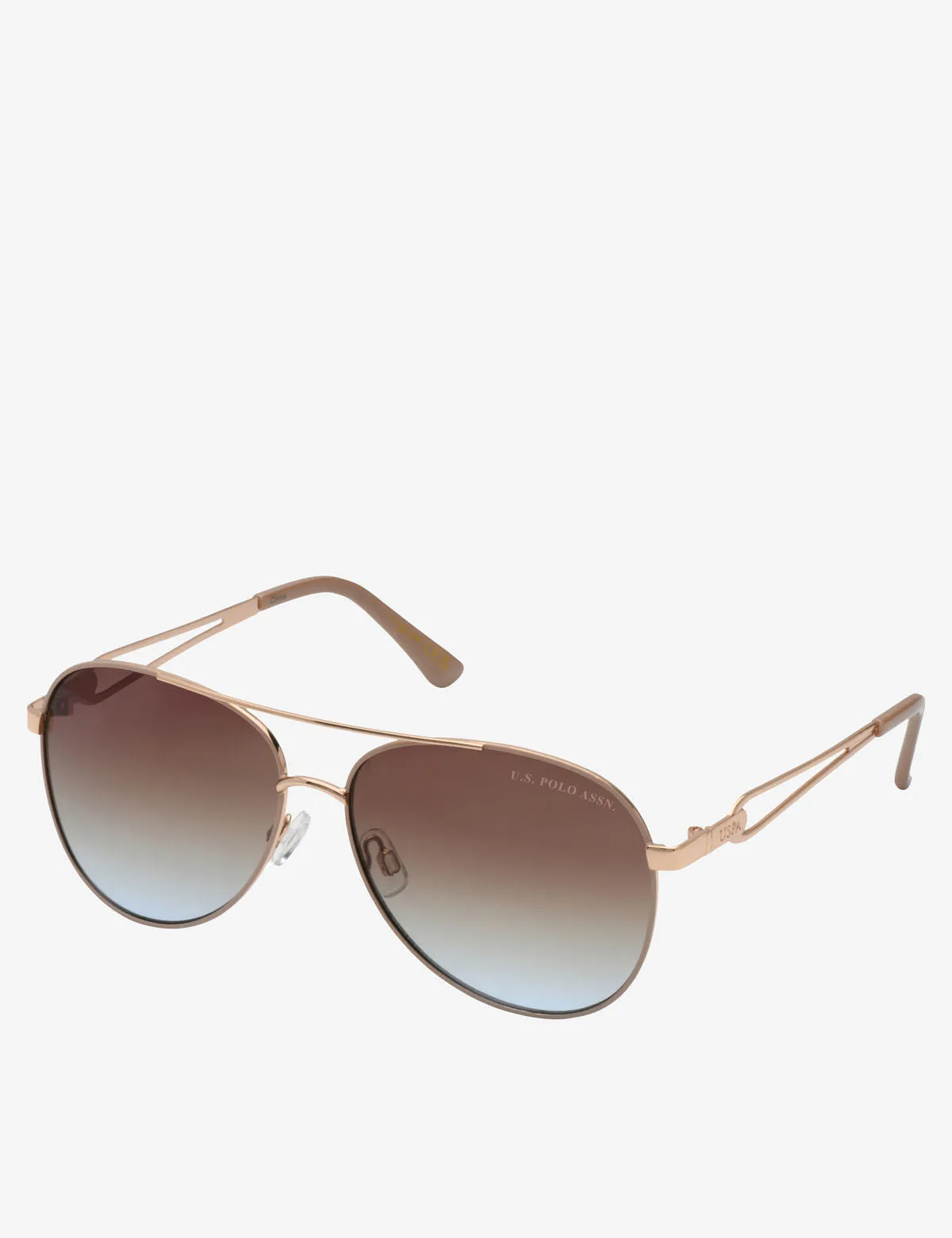 LADIES CLASSIC METAL RIM AVIATOR SUNGLASSES