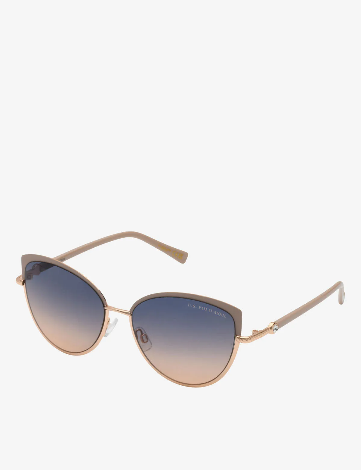 LADIES METAL CAT-EYE SUNGLASSES