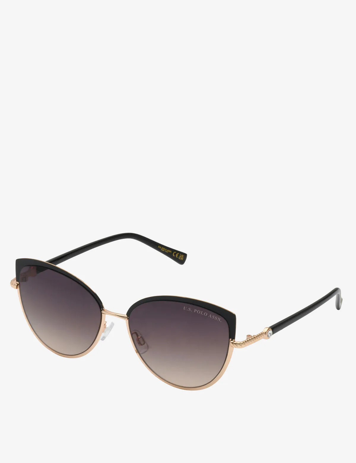 LADIES METAL CAT-EYE SUNGLASSES