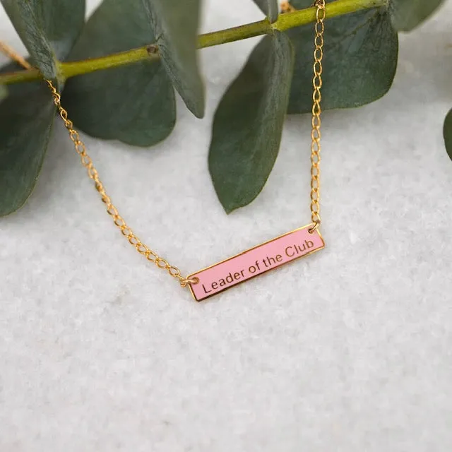Leader of the Club Necklace