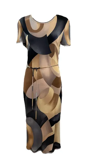 Leonard 2000's Jersey Tee Dress with Belt