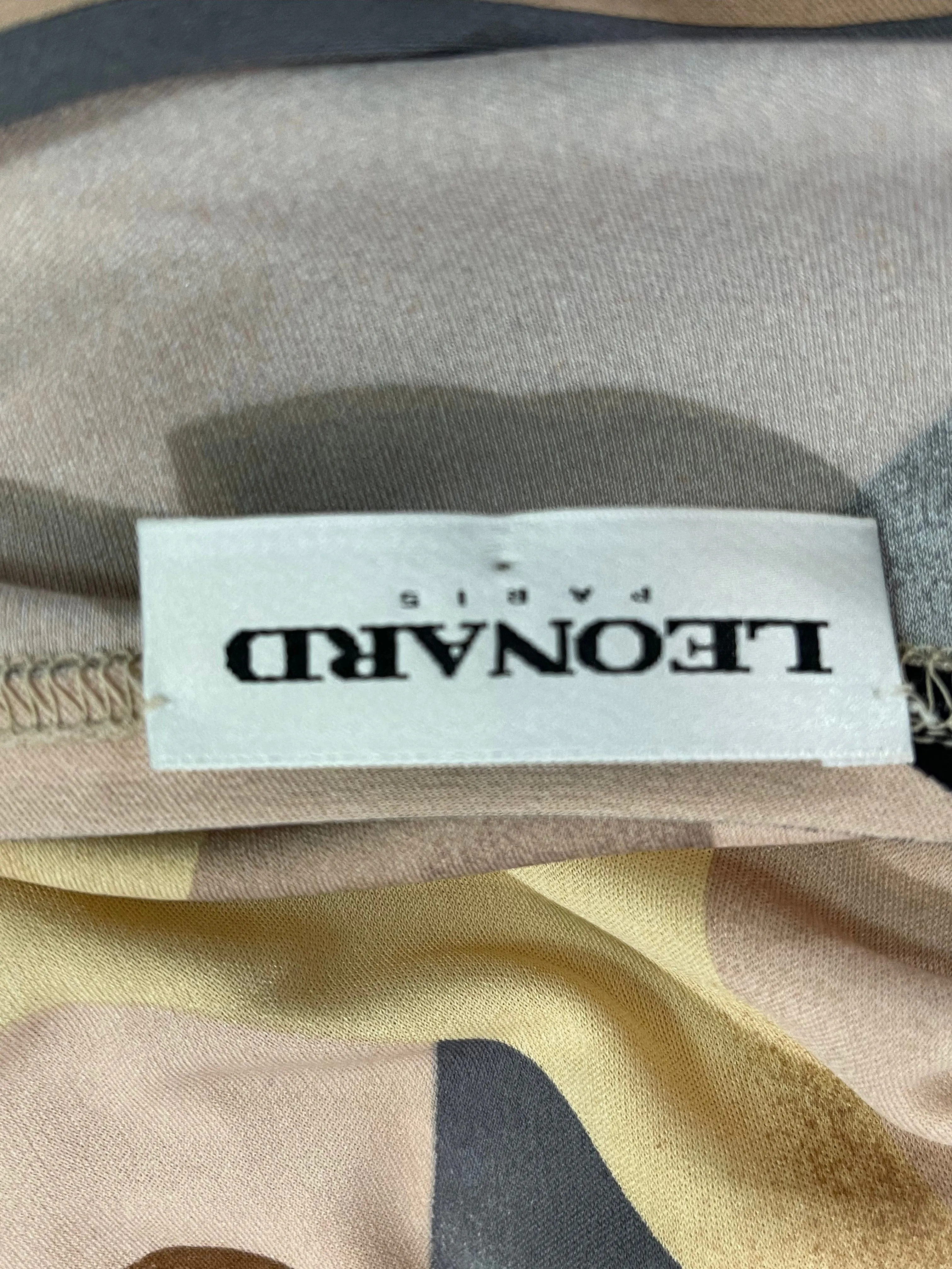 Leonard 2000's Jersey Tee Dress with Belt