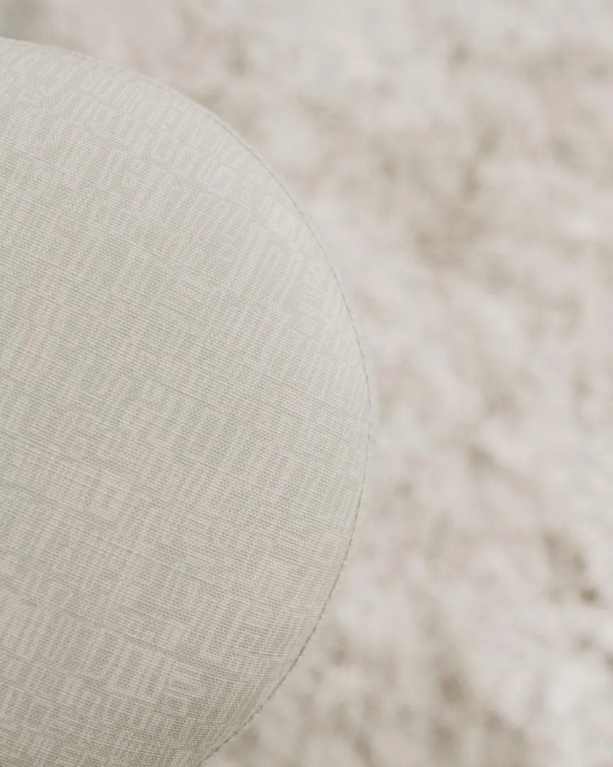 Leucadia in Eleuthera Small Round Ottoman