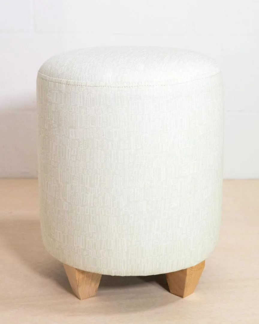Leucadia in Eleuthera Small Round Ottoman