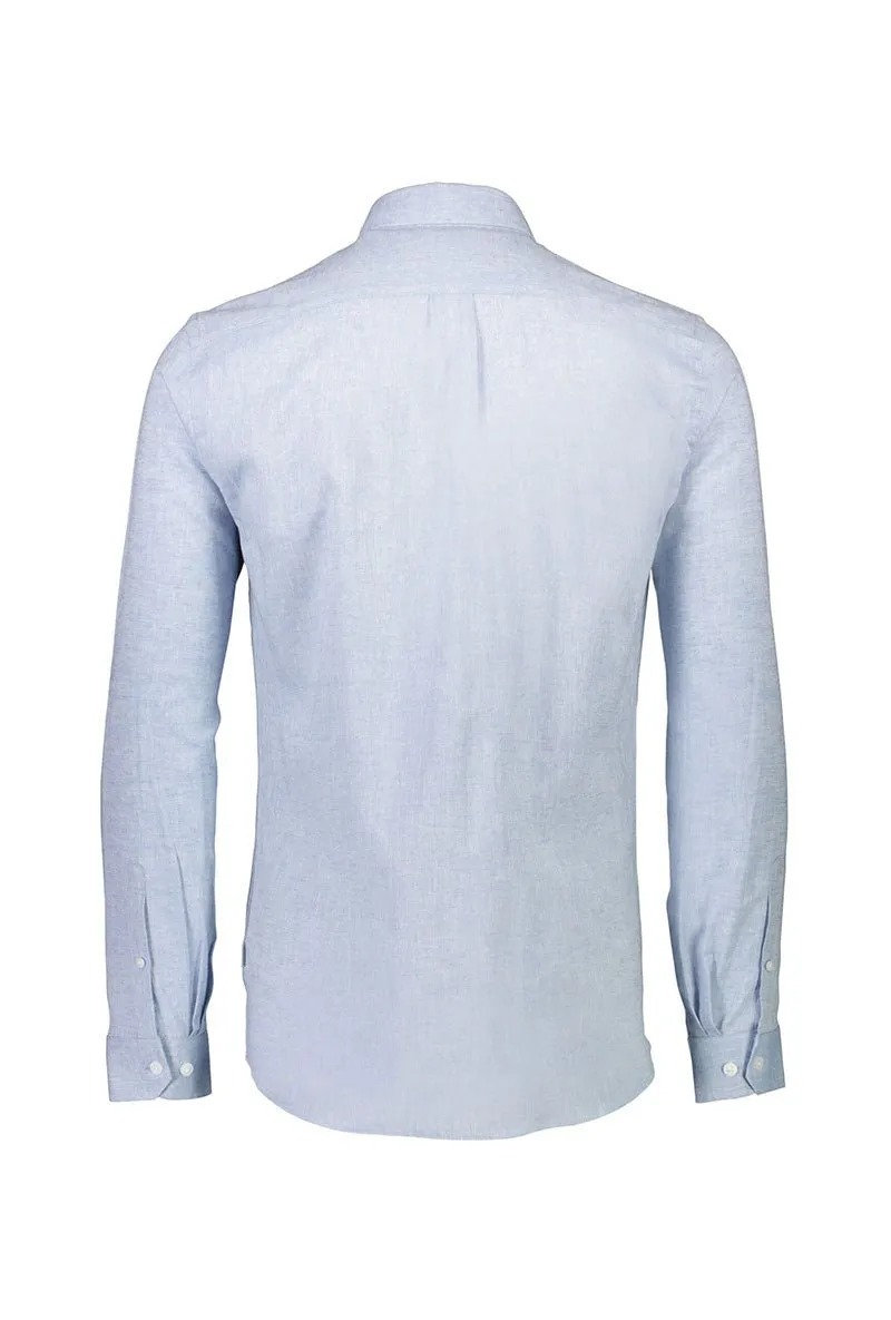 LINDBERGH COTTON LINEN LS SHIRT