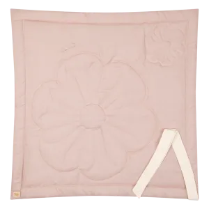 Linen Bloom Baby Horn Padded Linen Blanket - Powder Pink