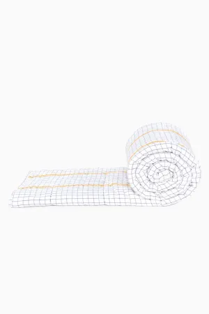 Linen Harmony Hand Quilted Quilt-Yellow