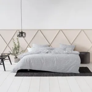 Linen House Charlie Grey Duvet Cover Set