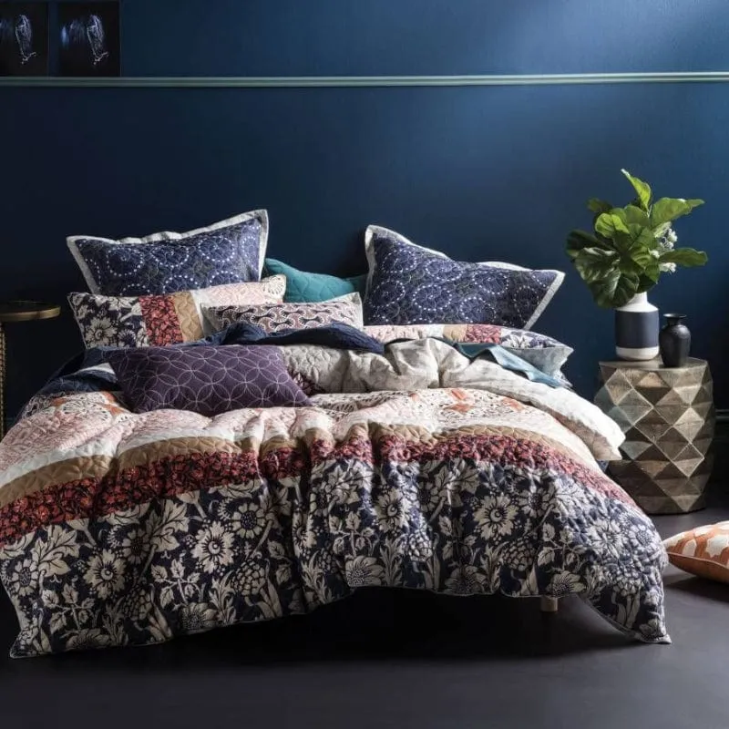Linen House Coral Rose Bloomsbury Duvet Cover Set