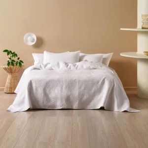 Linen House Coverlet Quilt Set White Lilou