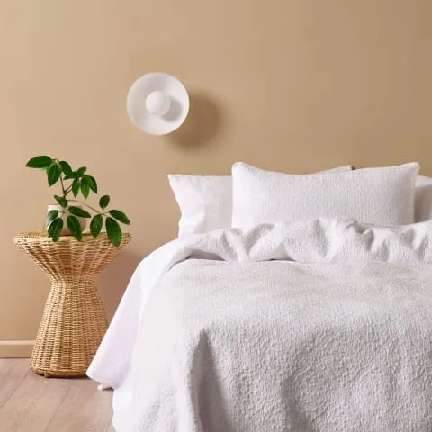 Linen House Coverlet Quilt Set White Lilou