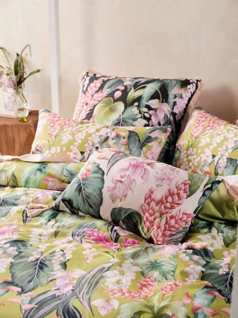 Linen House  Duvet Cover Set Moss Jonie