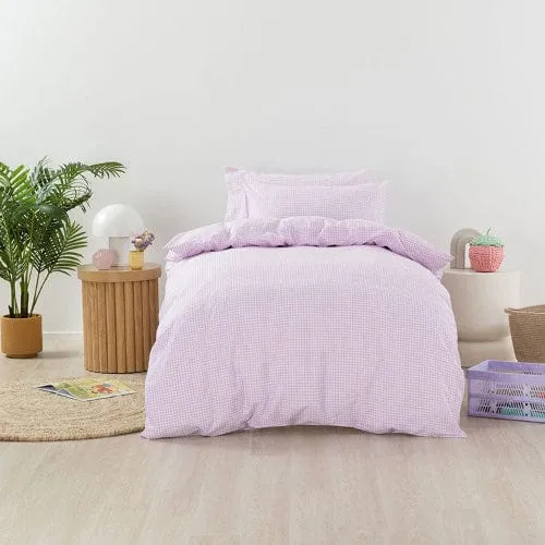 Linen House Jagger Lilac Duvet Cover Set