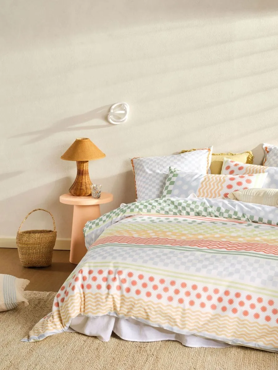 Linen House Papaya Noto Duvet Cover Set