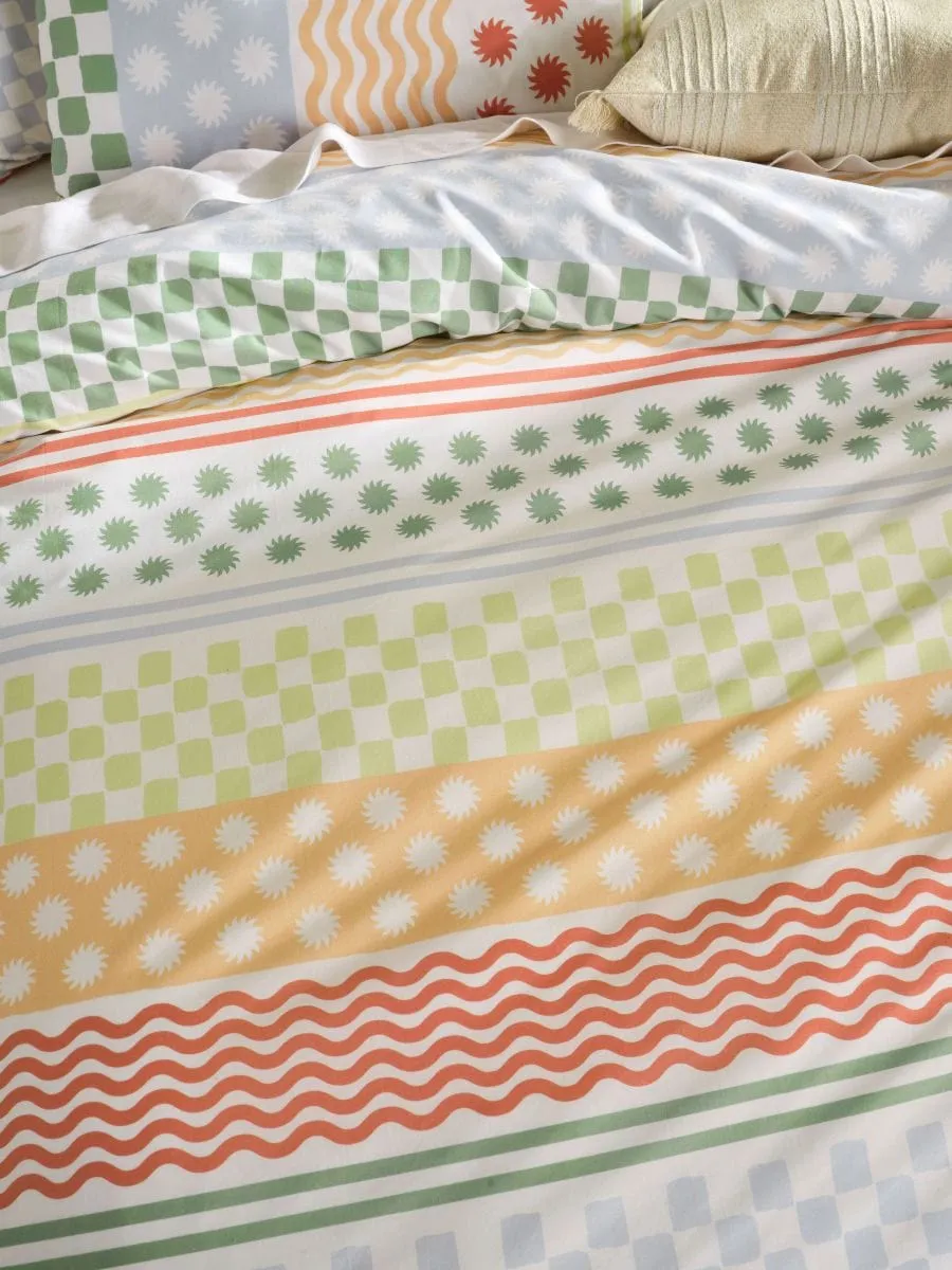 Linen House Papaya Noto Duvet Cover Set