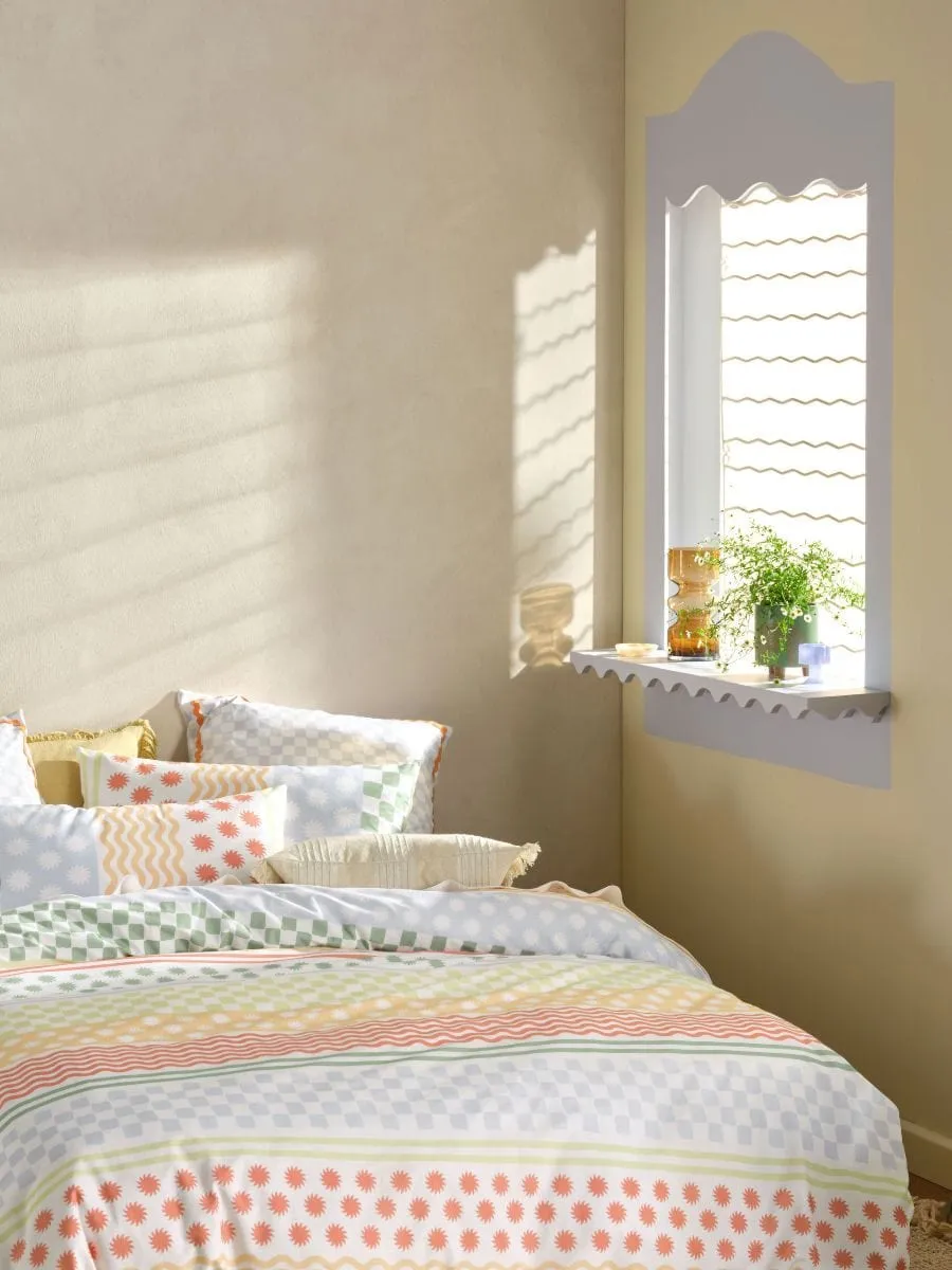 Linen House Papaya Noto Duvet Cover Set