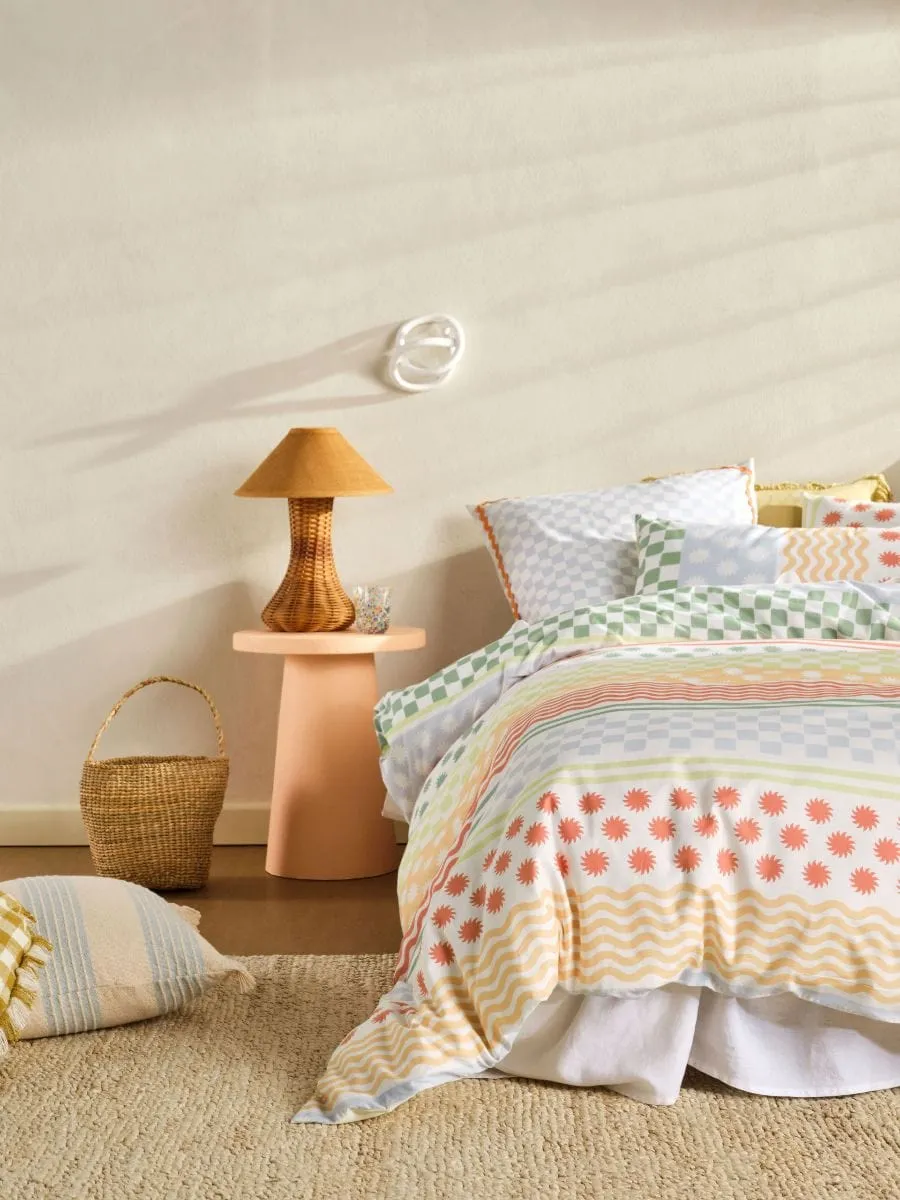 Linen House Papaya Noto Duvet Cover Set