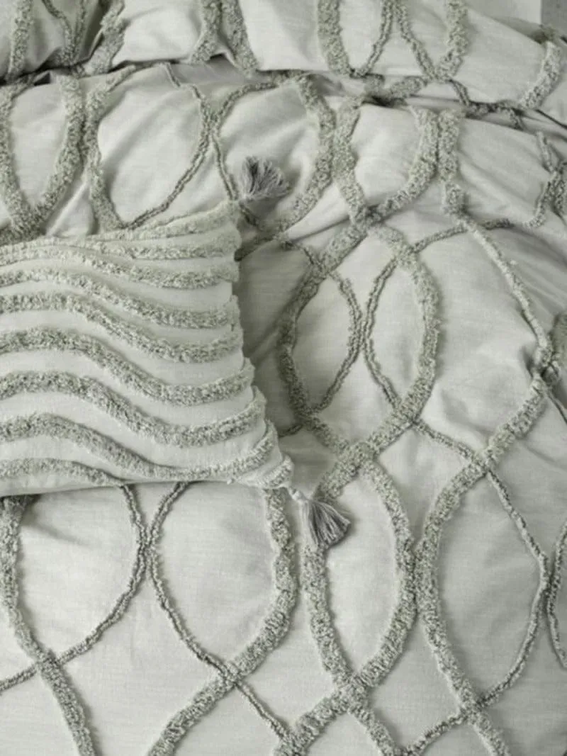 Linen House Smoke Amadora Duvet Cover Set