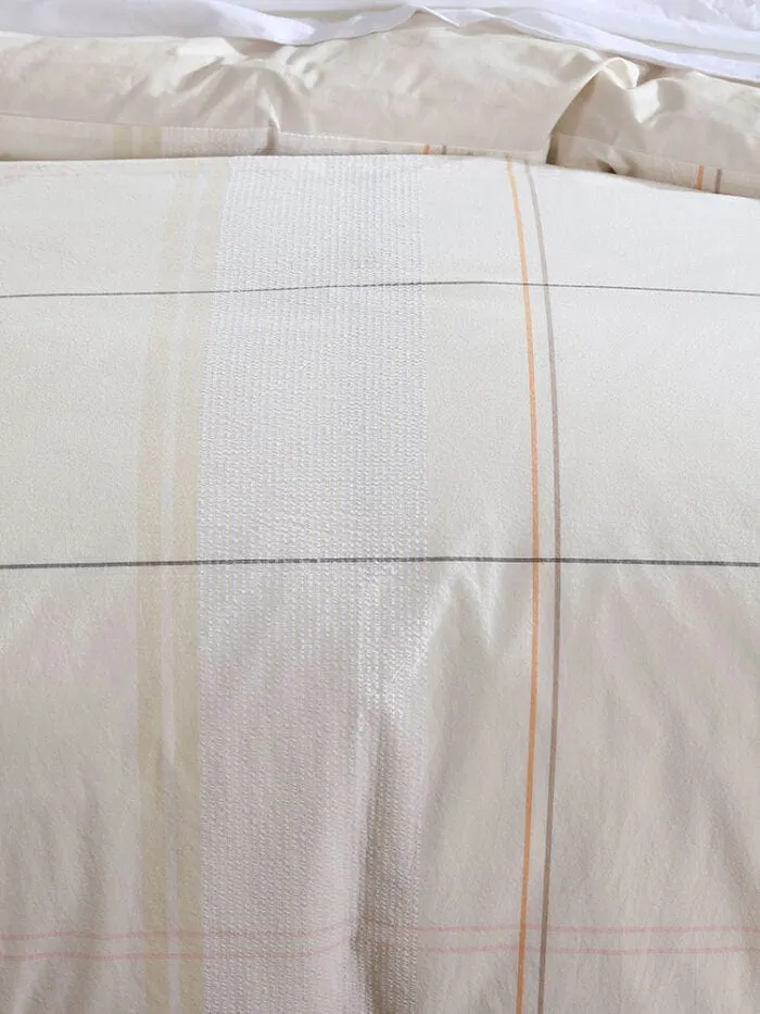 Linen House Vanilla Cobain Duvet Cover Set