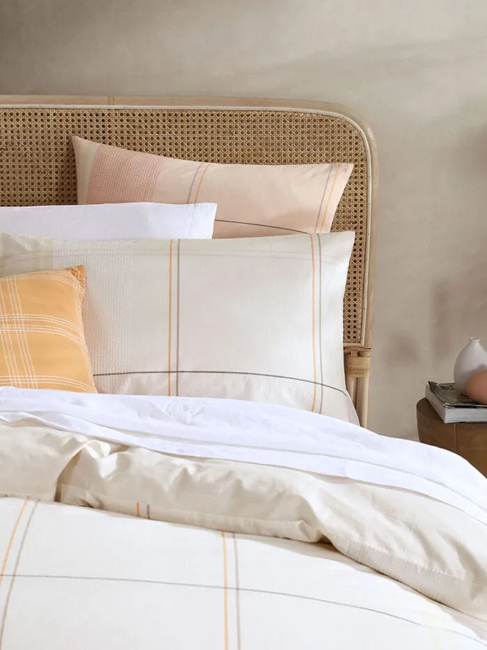 Linen House Vanilla Cobain Duvet Cover Set