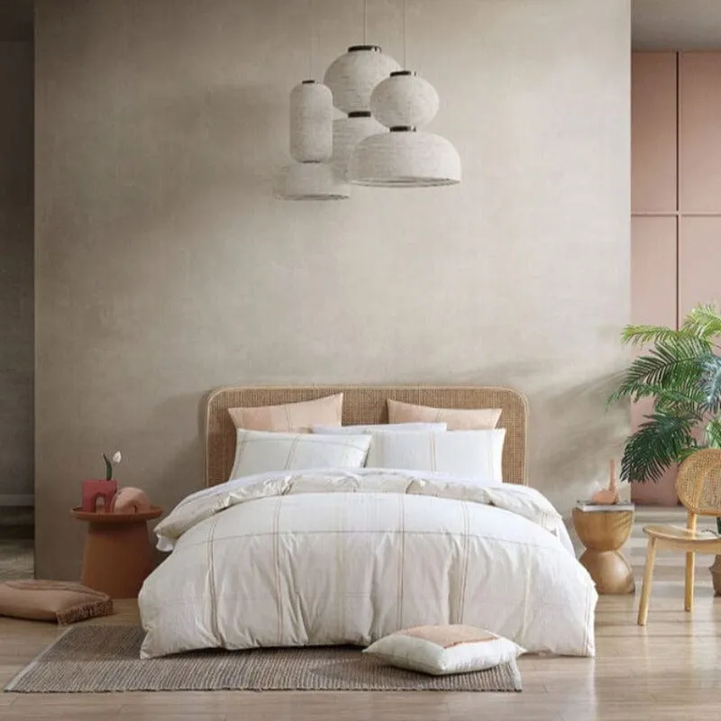 Linen House Vanilla Cobain Duvet Cover Set