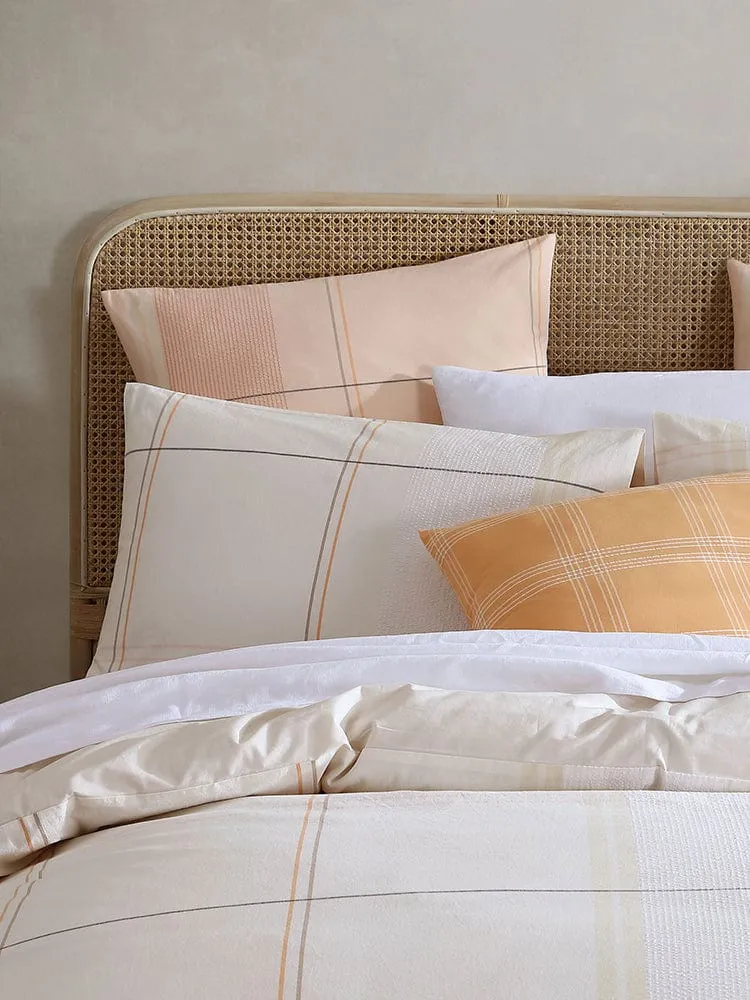 Linen House Vanilla Cobain Duvet Cover Set