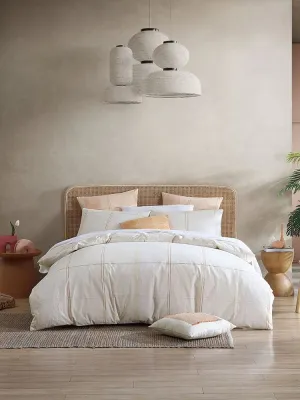 Linen House Vanilla Cobain Duvet Cover Set