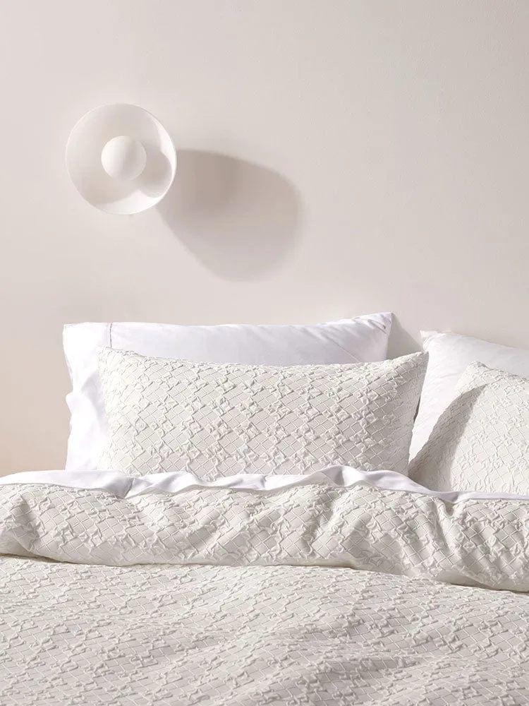 Linen House White Odyssey Duvet Cover Set