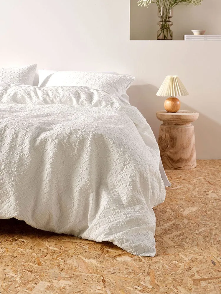 Linen House White Odyssey Duvet Cover Set
