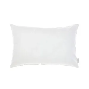 Linen House White Siliconised Microfibre Standard Pillow Inner 45x70cm