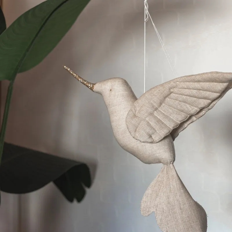Linen Hummingbird by Love Me
