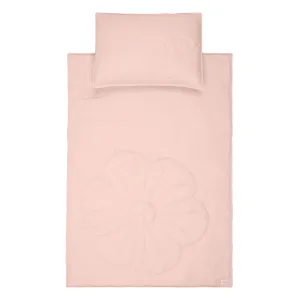 Linen "Light Pink" Flower Child Cover Set