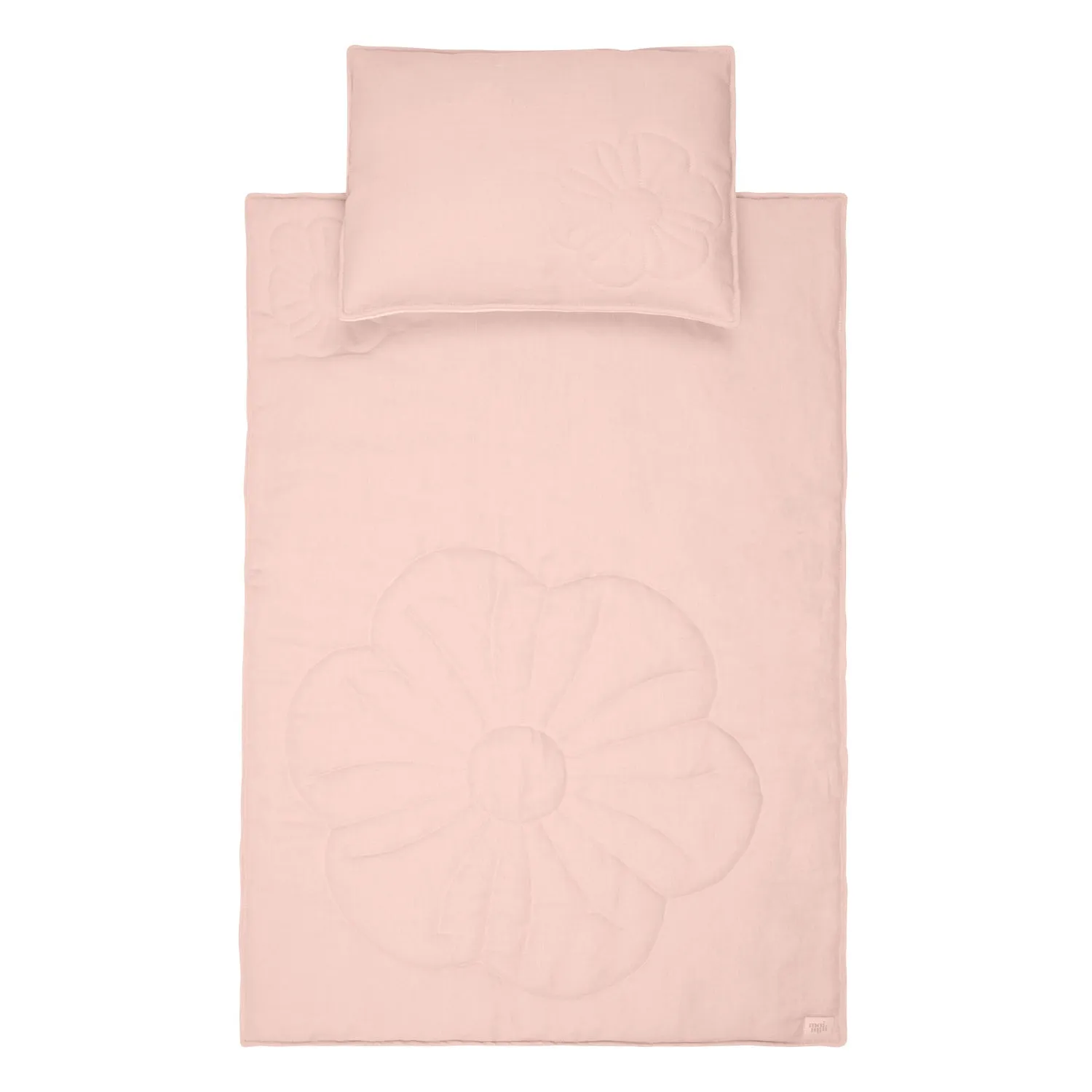 Linen "Light Pink" Flower Child Cover Set