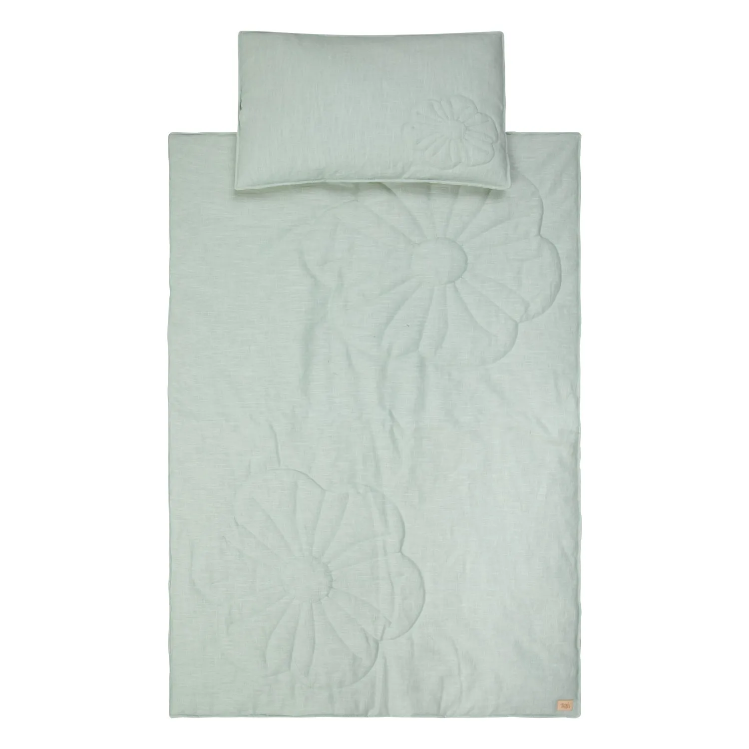 Linen "Mint" Flower Child Cover Set (Large)