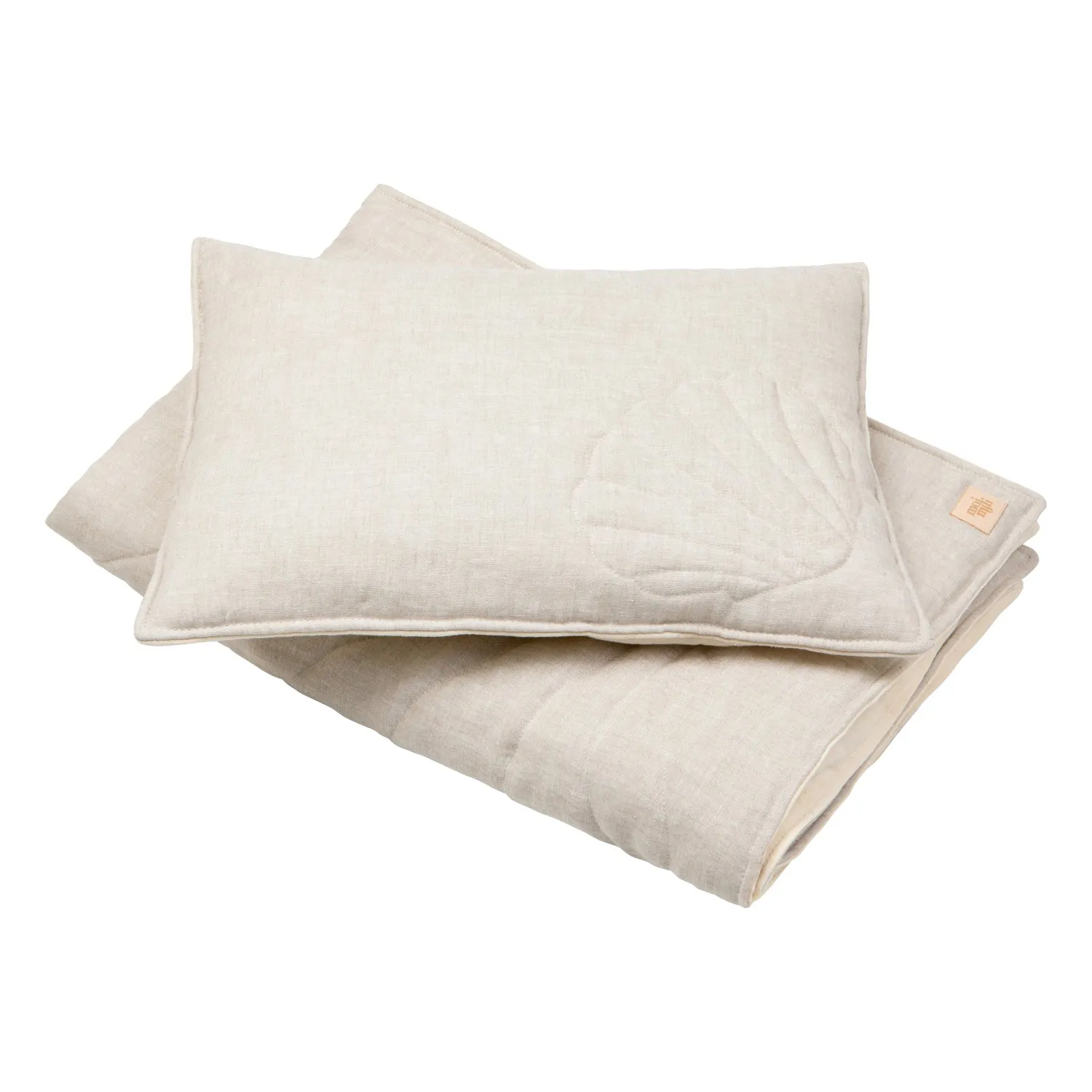 Linen "Sand" Shell Child Cover Set (Large)