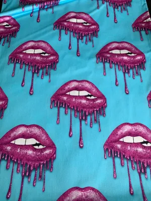 Lips Pink  - Woven