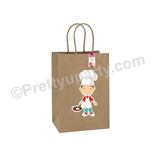 Little Chef Red Gift Bags - Pack of 10