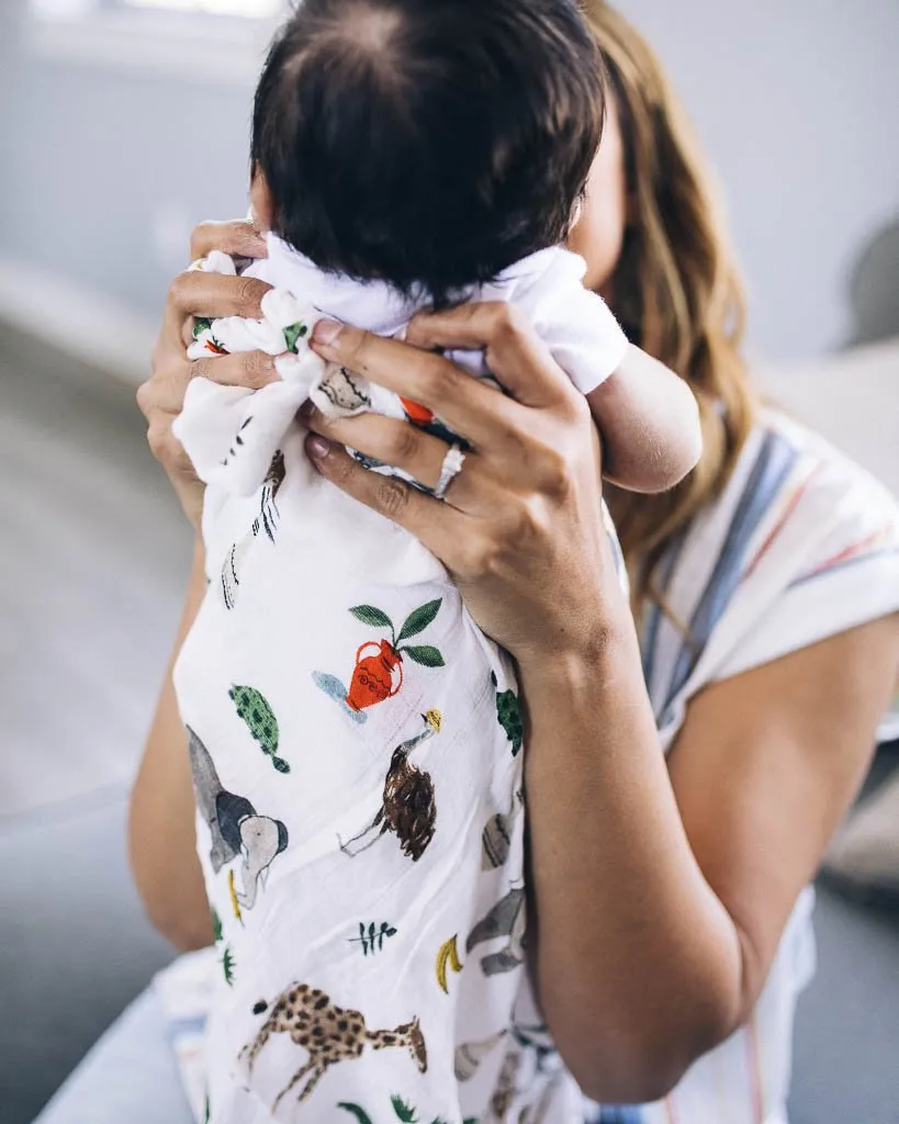 Little Unicorn Cotton Muslin Swaddle Single - Safari Social