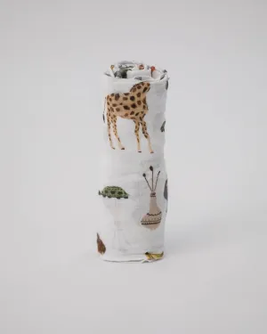 Little Unicorn Cotton Muslin Swaddle Single - Safari Social