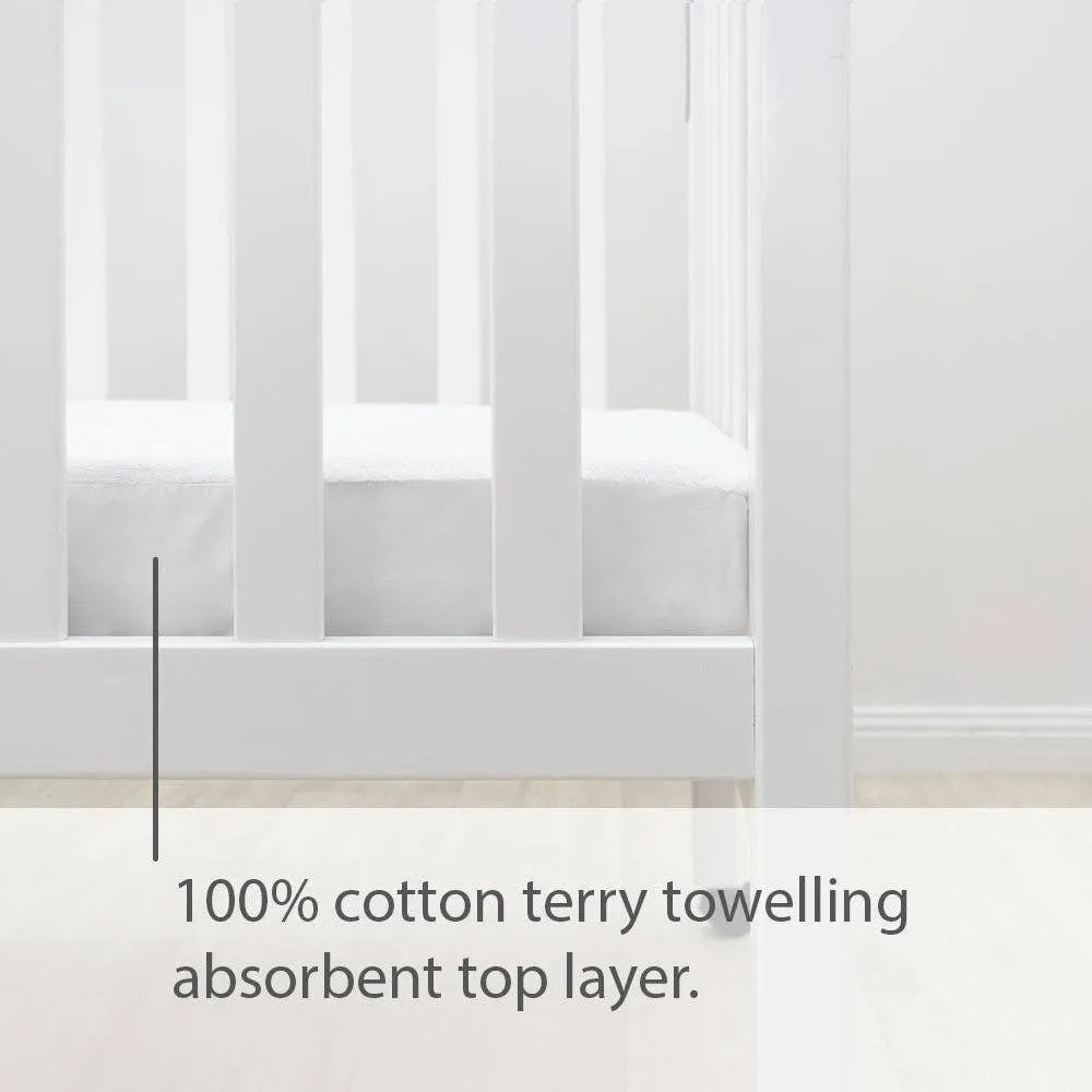 Living Textiles - Waterproof Mattress Protector - Compact Cot