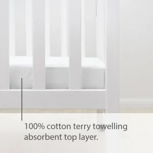 Living Textiles - Waterproof Mattress Protector - Compact Cot