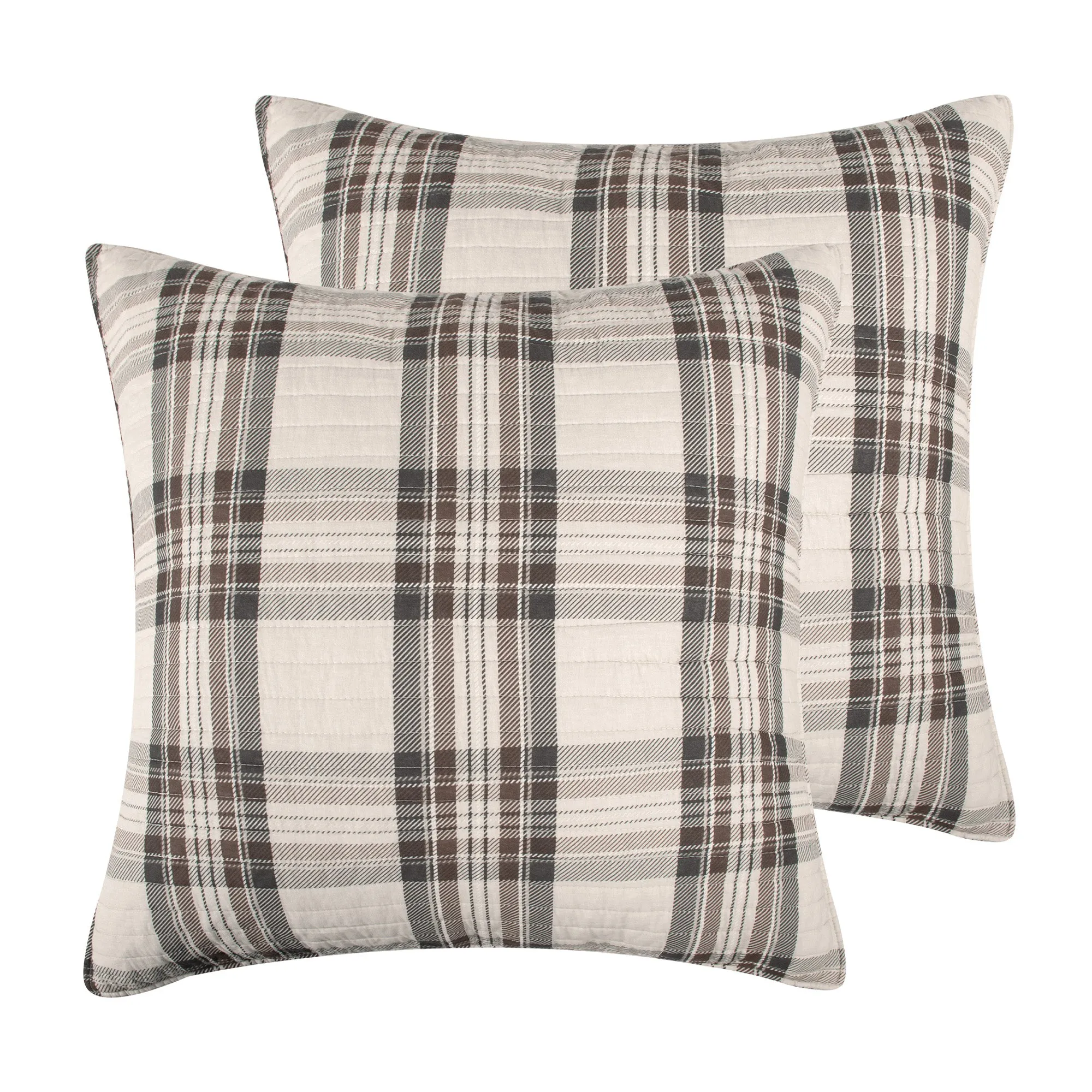 Lodge Toile Euro Sham Set of 2