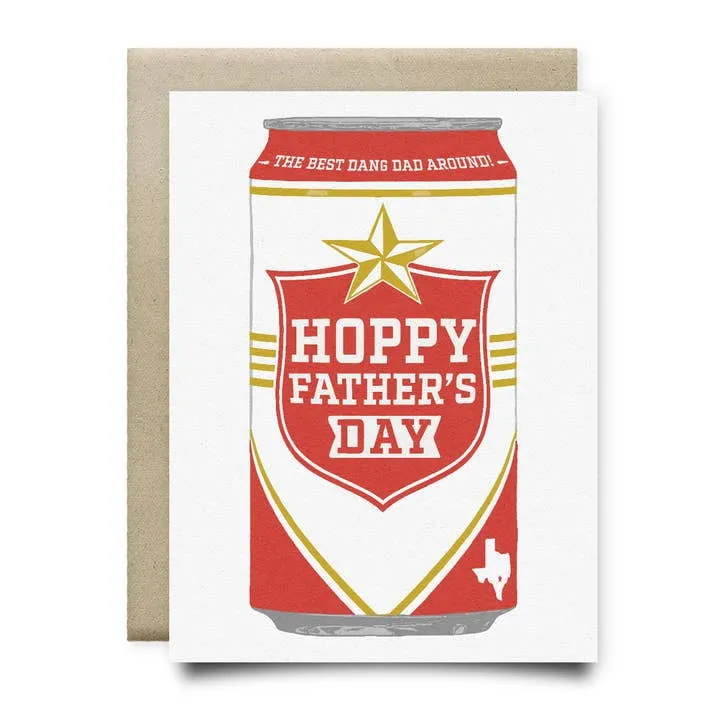 Lone Star Beer Hoppy Father's Day Card| Anvil Cards
