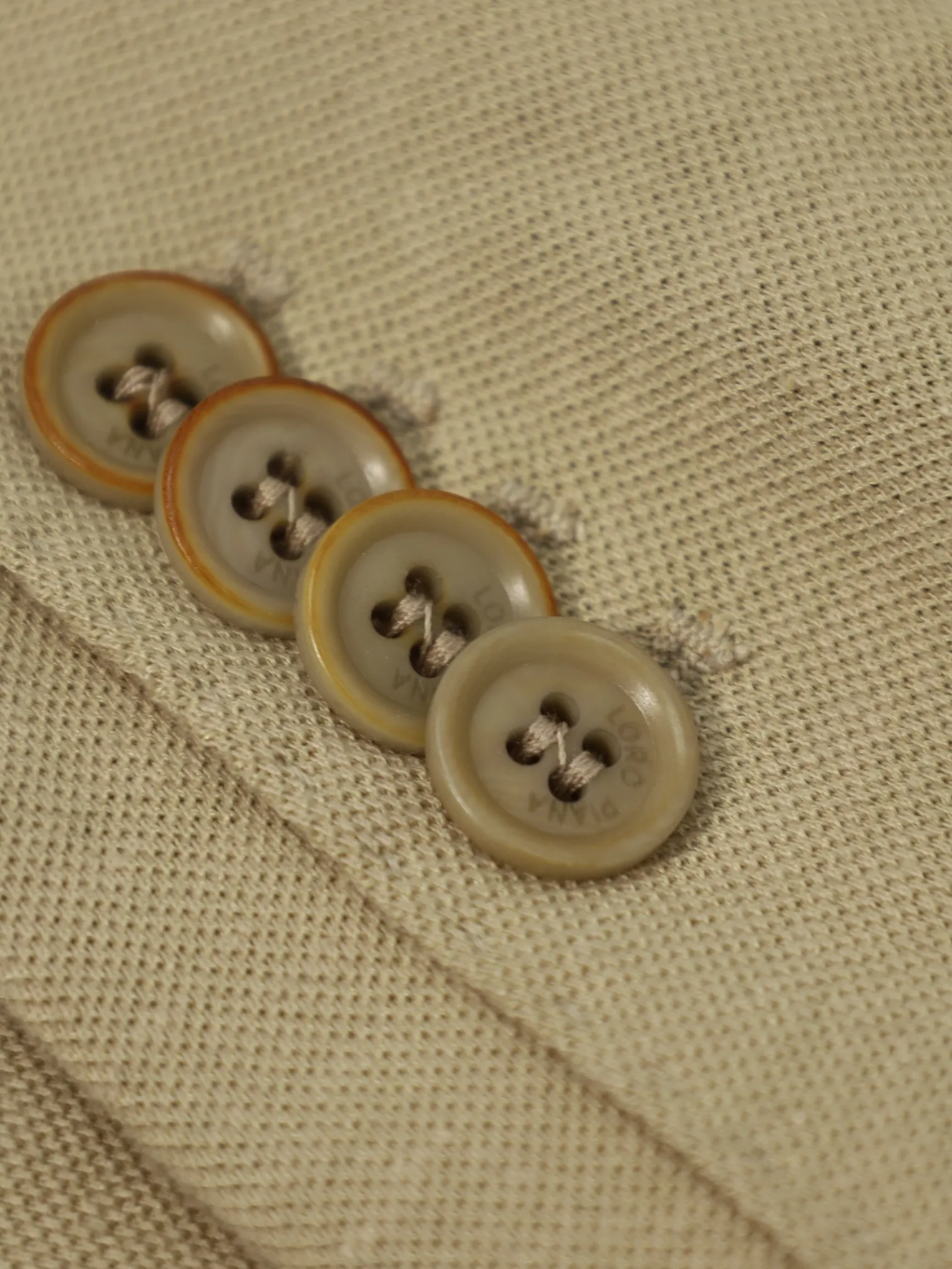 Loro Piana Sand Cotton, Silk & Linen Unconstructed Knitted Jacket