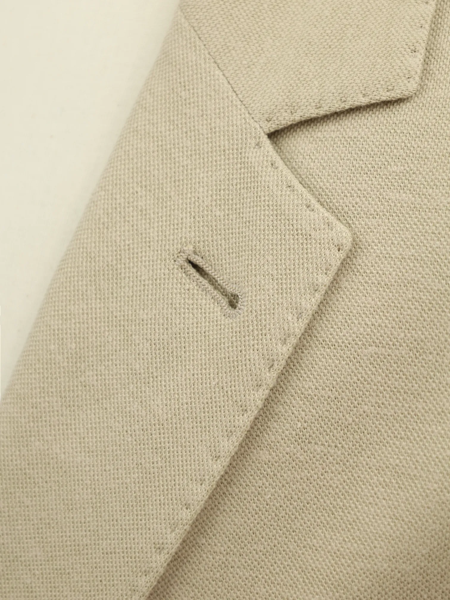 Loro Piana Sand Cotton, Silk & Linen Unconstructed Knitted Jacket