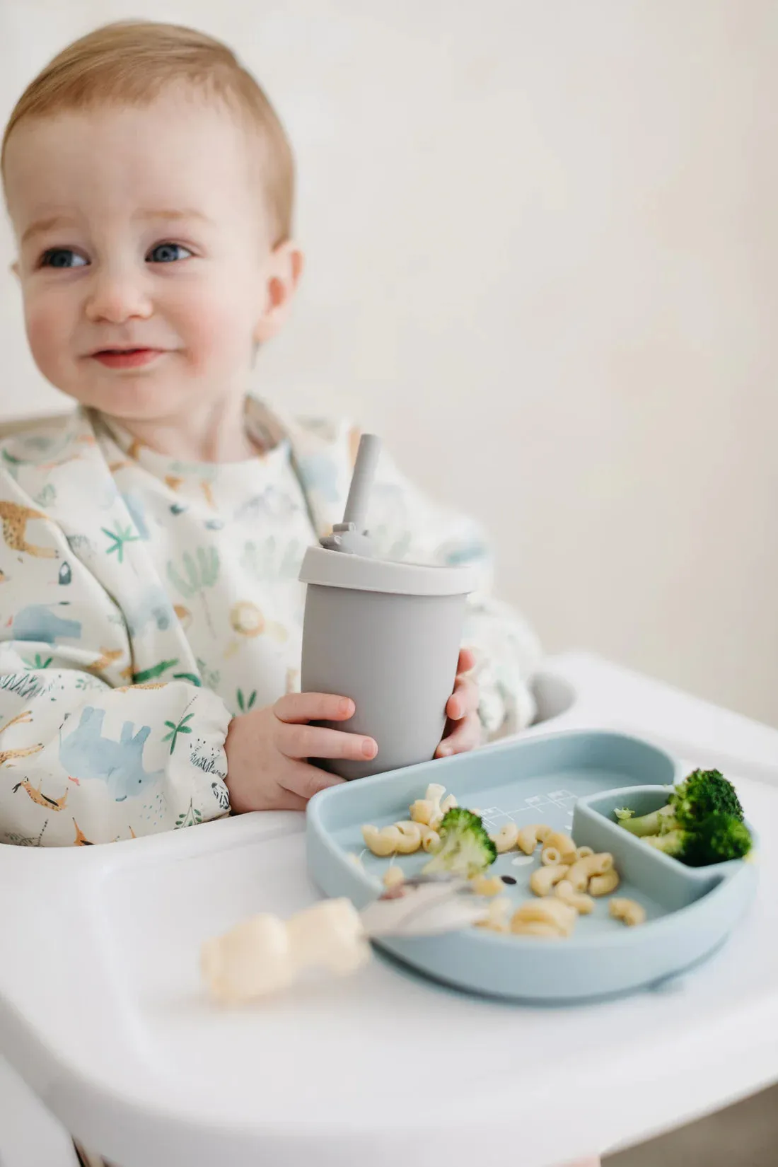 Loulou Lollipop - Long Sleeve Waterproof Bib - Safari Jungle